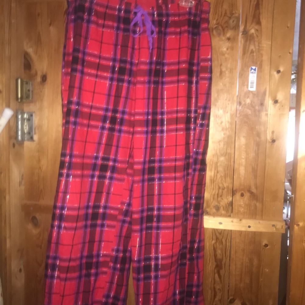 Victoria secret plaid sleeping pants with drawstring 
size medium - Picture 4 of 7